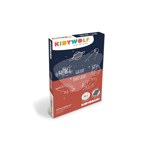 Plantillas Pizarra Mágica Kidydraw Dinos y Galaxia