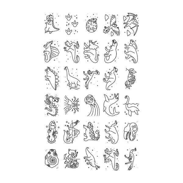 Plantillas Pizarra Mágica Kidydraw Dinos y Galaxia