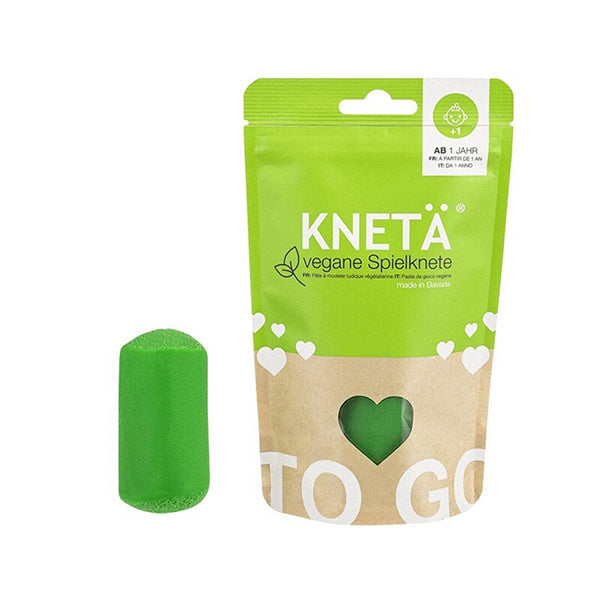Plastilina Vegana Kneta Verde 100g Bolsa Cierre Zip