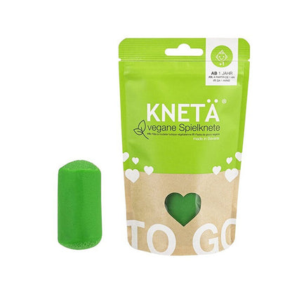 Plastilina Vegana Kneta Verde 100g Bolsa Cierre Zip