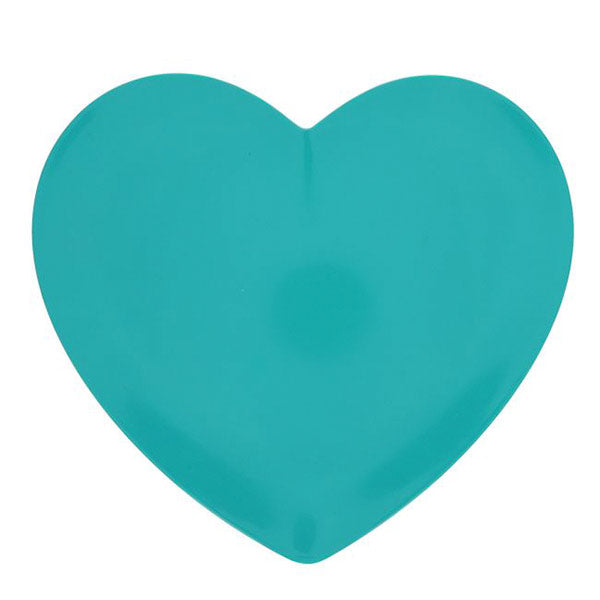 Plato Corazón Verde Melamina