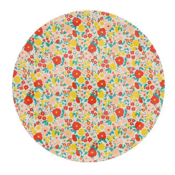Plato Infantil Melamina Florecillas