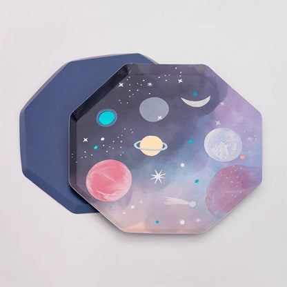 Platos Grandes Espacio Meri Meri 8 unidades
