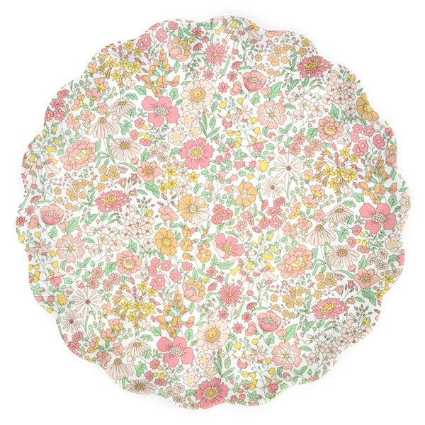 Platos Grandes Meri Meri x Liberty Mixed Set 4 Platos Reutilizables