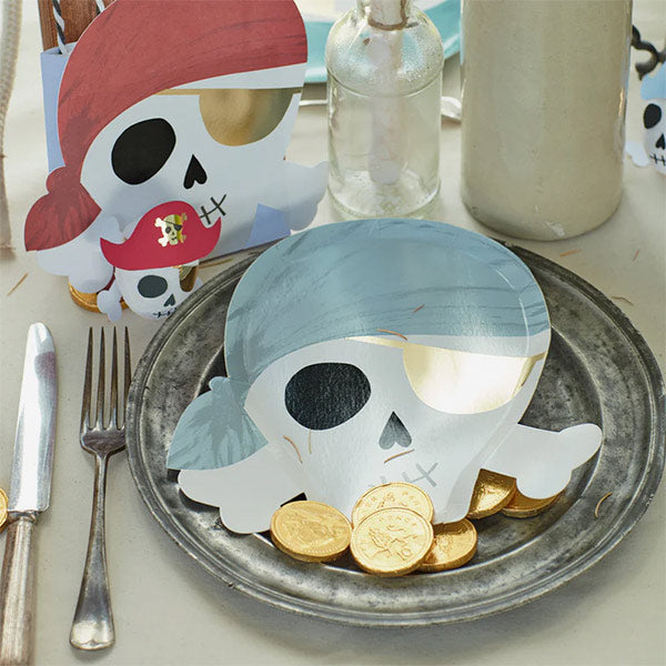 Platos Piratas Meri Meri 8 unidades