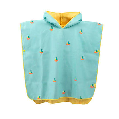 Poncho Playa Banana Blue Secado Rápido