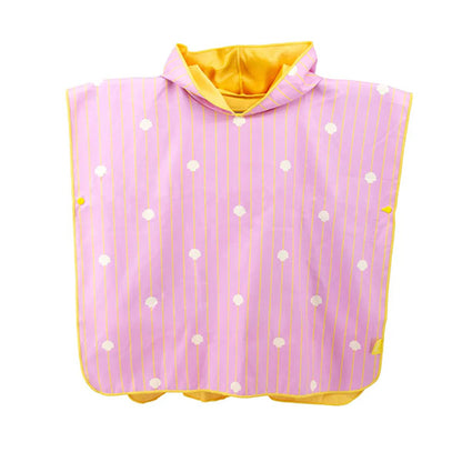 Poncho Playa Banana Pink Secado Rápido