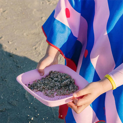 Poncho Playa Cherry Secado Rápido