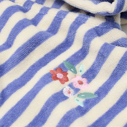 Poncho Playa Purple Stripe Little Dutch