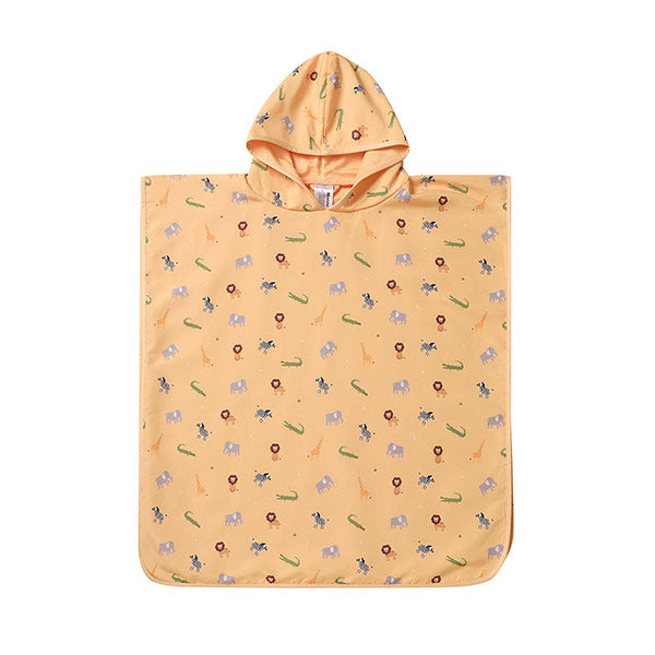 Poncho de Playa Infantil Secado Rápido Wild Animals Monneka