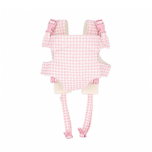 Porta Muñecas Ride and Go Vichy Pink Monnëka