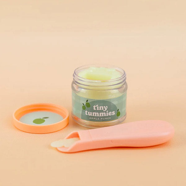 Comida Para Muñecos Potito Manzana y Cuchara Mágica Tiny Harlow