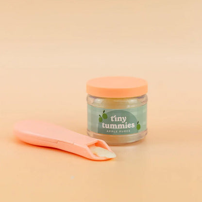 Comida Para Muñecos Potito Manzana y Cuchara Mágica Tiny Harlow