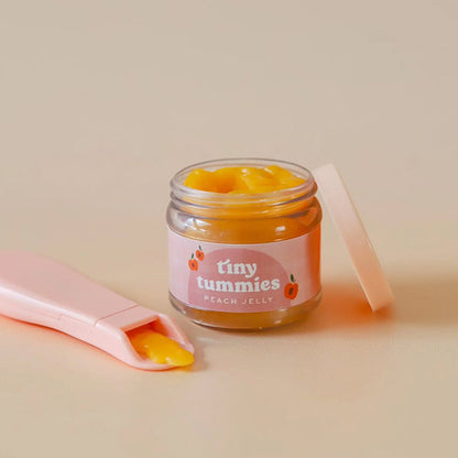 Comida Para Muñecos Potito Melocotón y Cuchara Mágica Tiny Harlow