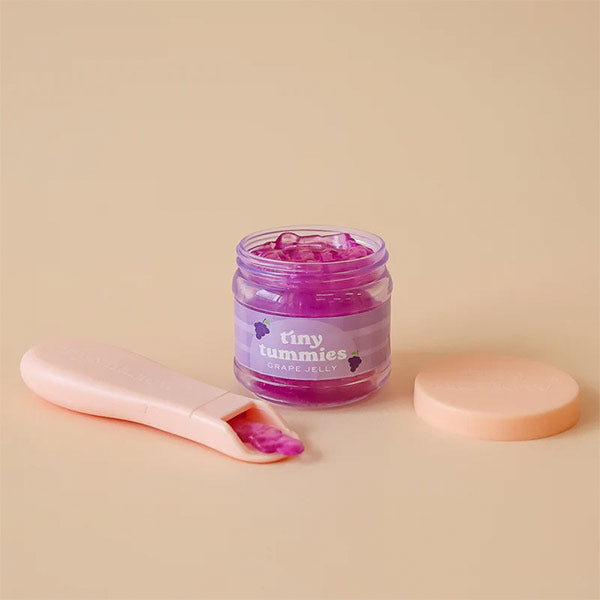 Comida Muñecos Potito Mermelada De Uva Y Cuchara Mágica Tiny Harlow