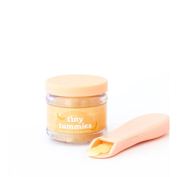 Comida Para Muñecos Potito Plátano y Cuchara Mágica Tiny Harlow