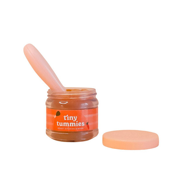 Comida Para Muñecos Potito Pollo y Cuchara Mágica Tiny Harlow