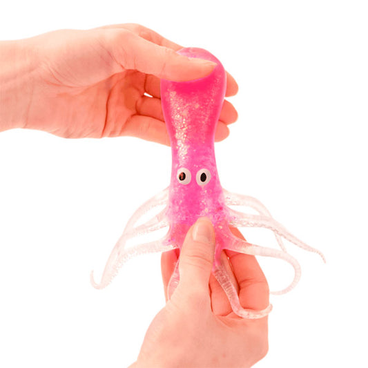 Pulpo Antiestrés Squishy Glitter