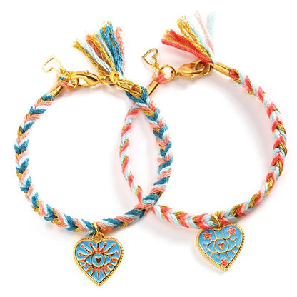 Pulseras Tu y Yo Amistad y Corazones Djeco