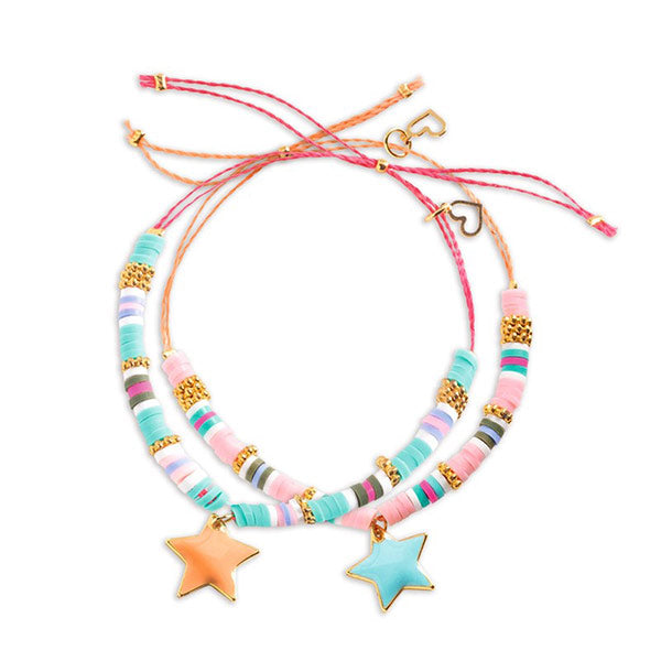 Pulseras Tu y Yo Estrellas Heishi Djeco