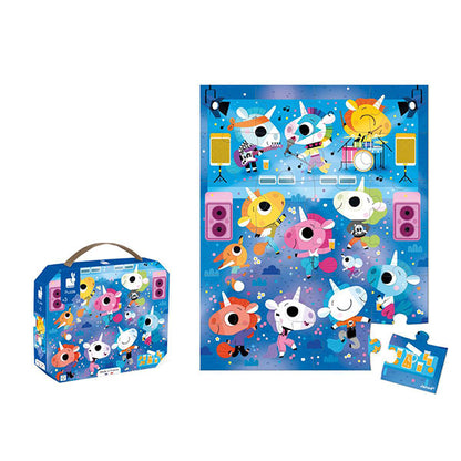 Puzle Concierto De Rock Unicornios 24 Piezas 3 años