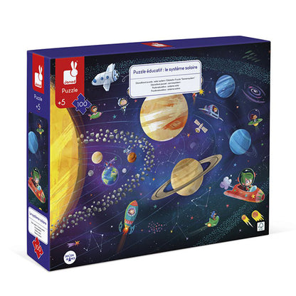 Puzle Educativo Sistema Solar 100 Piezas Janod