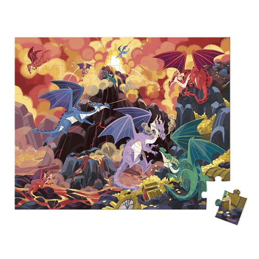 Puzle Tierra De Dragones Janod 54 Piezas +5 años