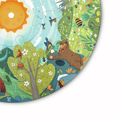 Puzzle De Las Cuatro Estaciones Hape 3 años