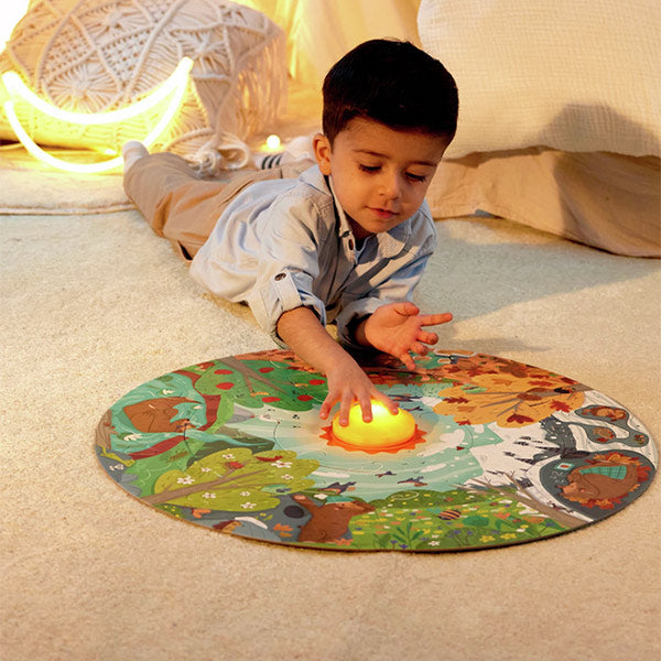 Puzzle De Las Cuatro Estaciones Hape 3 años