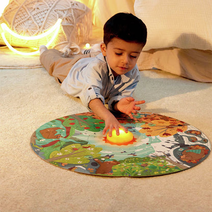 Puzzle De Las Cuatro Estaciones Hape 3 años