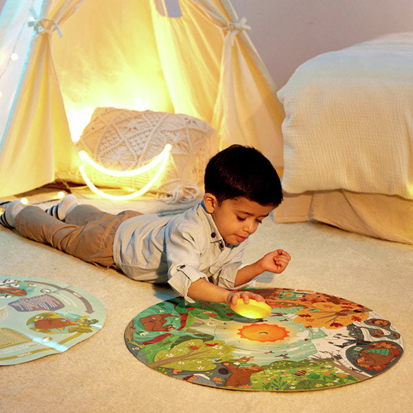 Puzzle De Las Cuatro Estaciones Hape 3 años