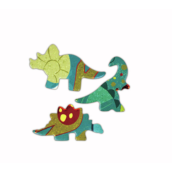 Puzzle De Suelo Brillante De Dinosaurios 200 piezas