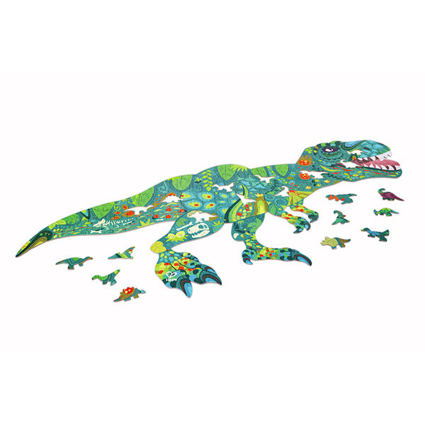 Puzzle De Suelo Brillante De Dinosaurios 200 piezas