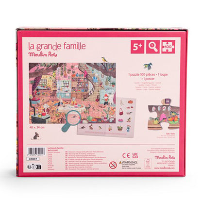 Puzzle En Casa Gran Familia Moulin Roty