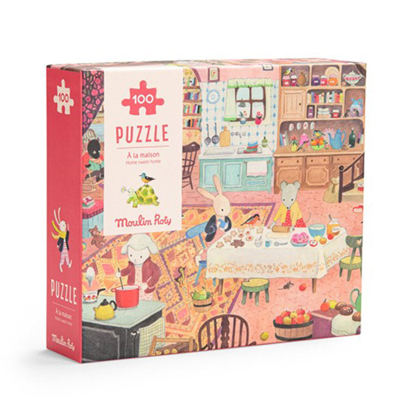 Puzzle En Casa Gran Familia Moulin Roty
