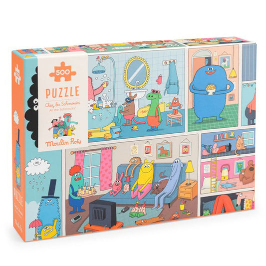 Puzzle En Casa Les Schmouks Moulin Roty