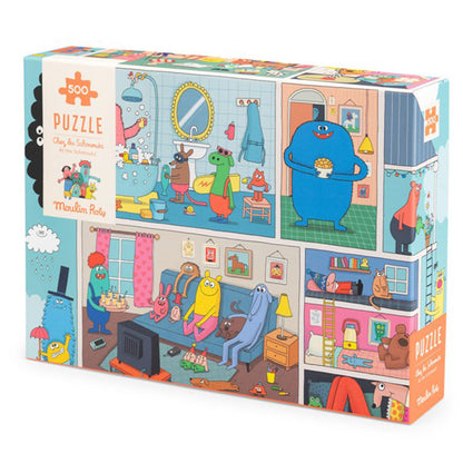 Puzzle En Casa Les Schmouks Moulin Roty