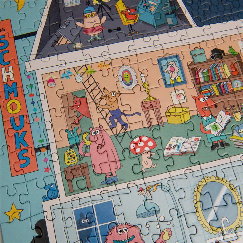 Puzzle En Casa Les Schmouks Moulin Roty