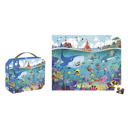 Puzzle Fondos Marinos 100 Piezas Janod