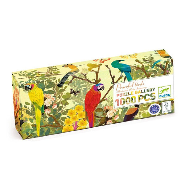 Puzzle Galería Peaceful Birds Djeco