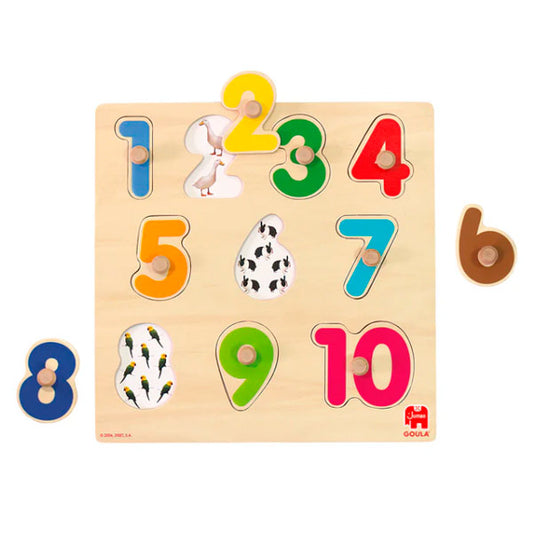Puzzle Madera Números Goula
