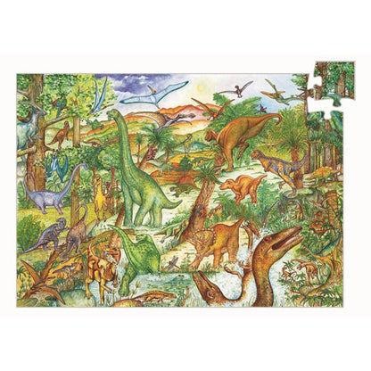 Puzzle Observación Dinosaurios Djeco