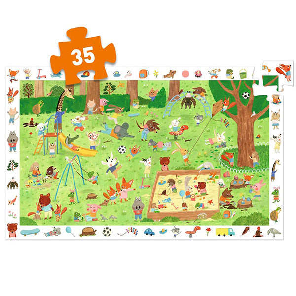 Puzzle Observación El Jardín de los Amiguitos Djeco