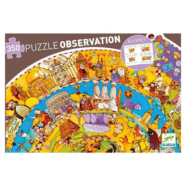 Puzzle Observación Historia Djeco