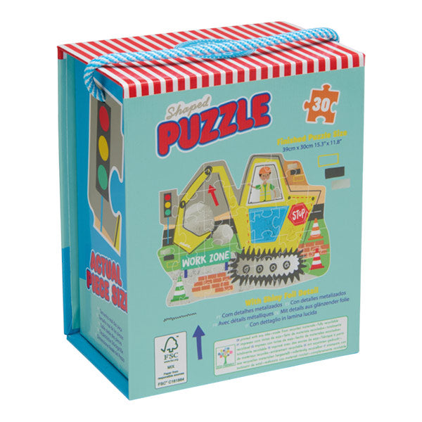 Puzzle Rompecabezas Con Forma Construcciones 30 piezas