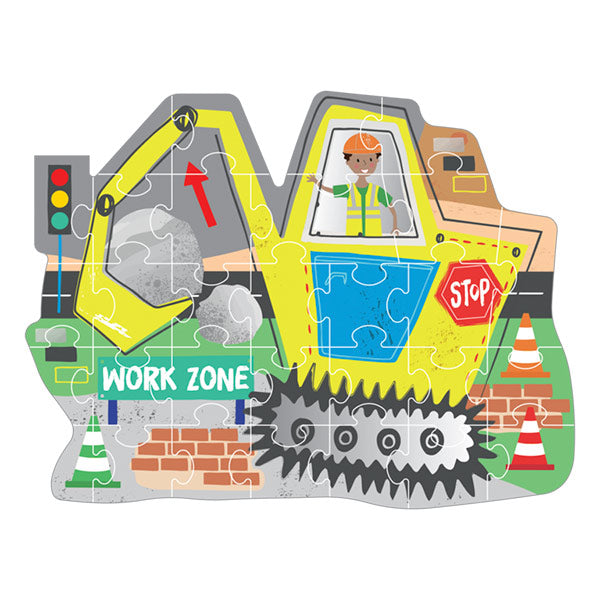 Puzzle Rompecabezas Con Forma Construcciones 30 piezas