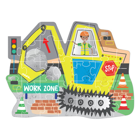 Puzzle Rompecabezas Con Forma Construcciones 30 piezas