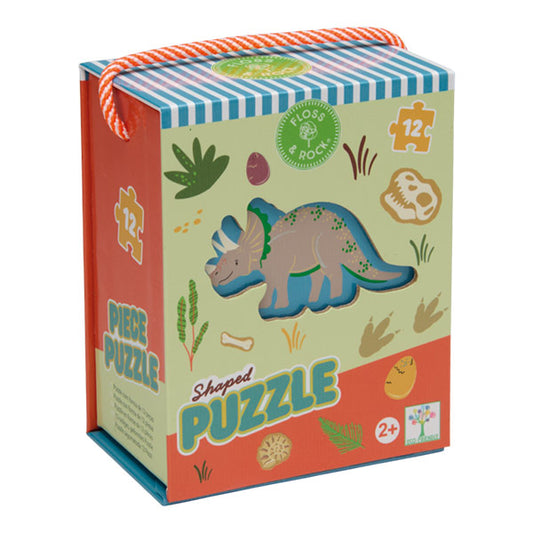 Puzzle Rompecabezas Con Forma Dino 12 piezas