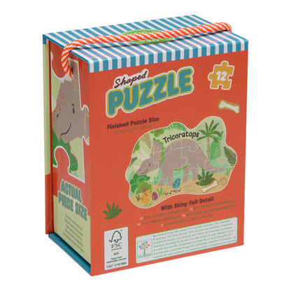 Puzzle Rompecabezas Con Forma Dino 12 piezas