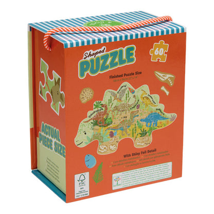 Puzzle Rompecabezas Con Forma Dino 60 piezas